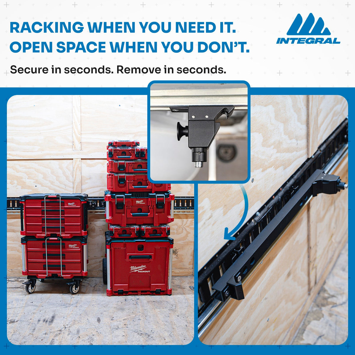 Stack Lock - Latch Compatible with Milwaukee Packout Organizers