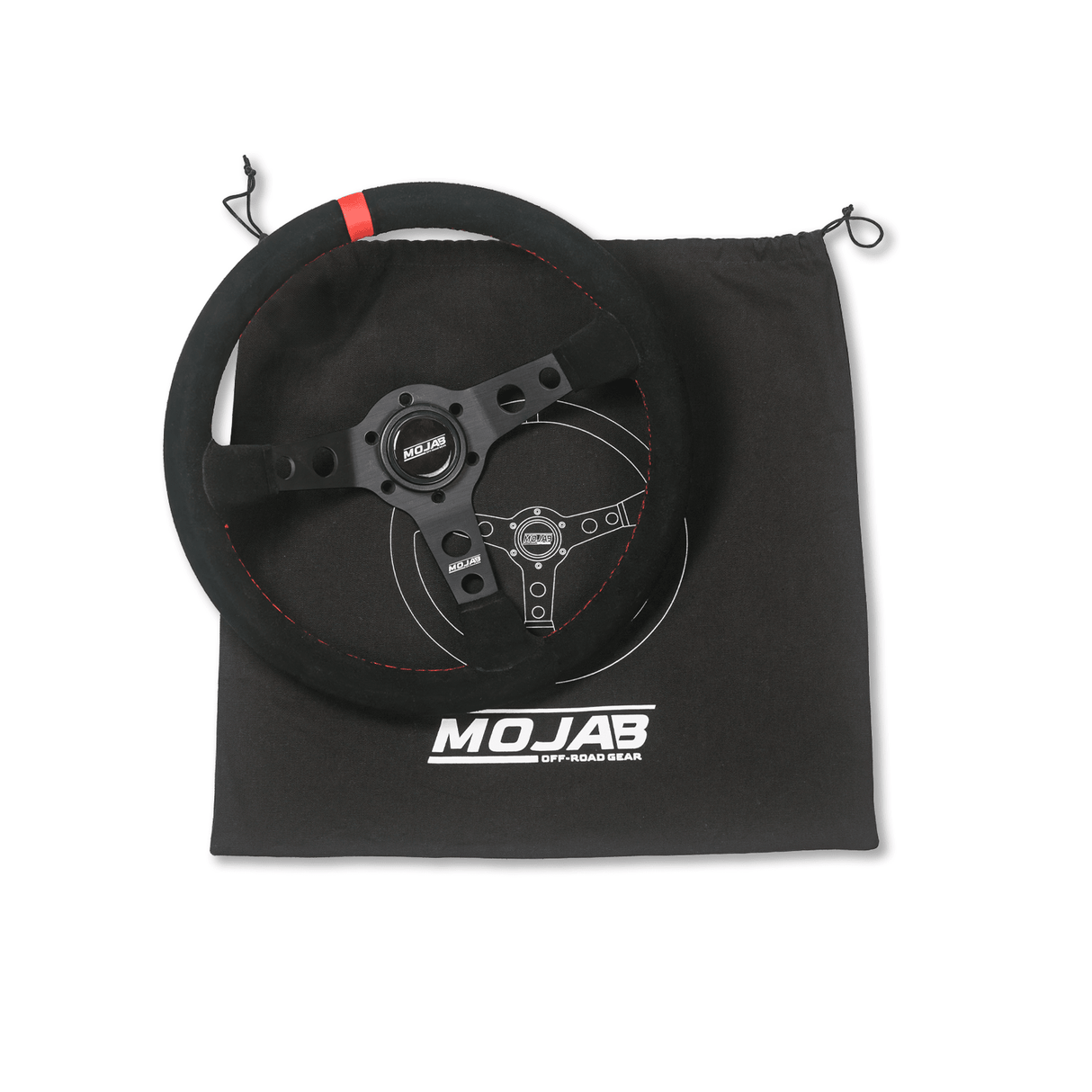 13.5'' MOJAB Deep Dish Steering Wheel Leather or Suede - Xtrusion Overland