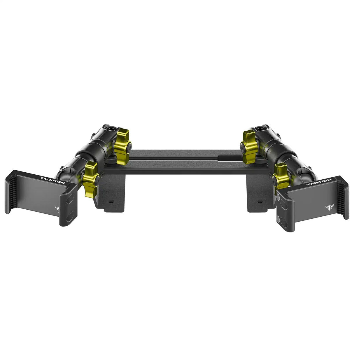 ‘15-‘20 Ford F-150, ‘17-‘22 Super Duty, ‘18-‘21 Expedition (See Compatibility Info For Year/Trim Details) Tackform Slim Track Dash Bracket With Dual 20LITE Phone Mounts - Xtrusion Overland