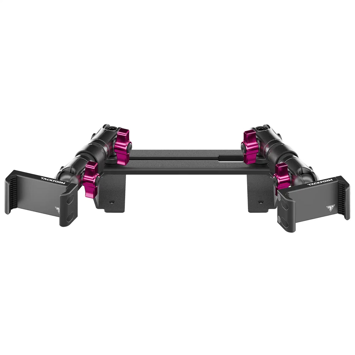 ‘15-‘20 Ford F-150, ‘17-‘22 Super Duty, ‘18-‘21 Expedition (See Compatibility Info For Year/Trim Details) Tackform Slim Track Dash Bracket With Dual 20LITE Phone Mounts - Xtrusion Overland