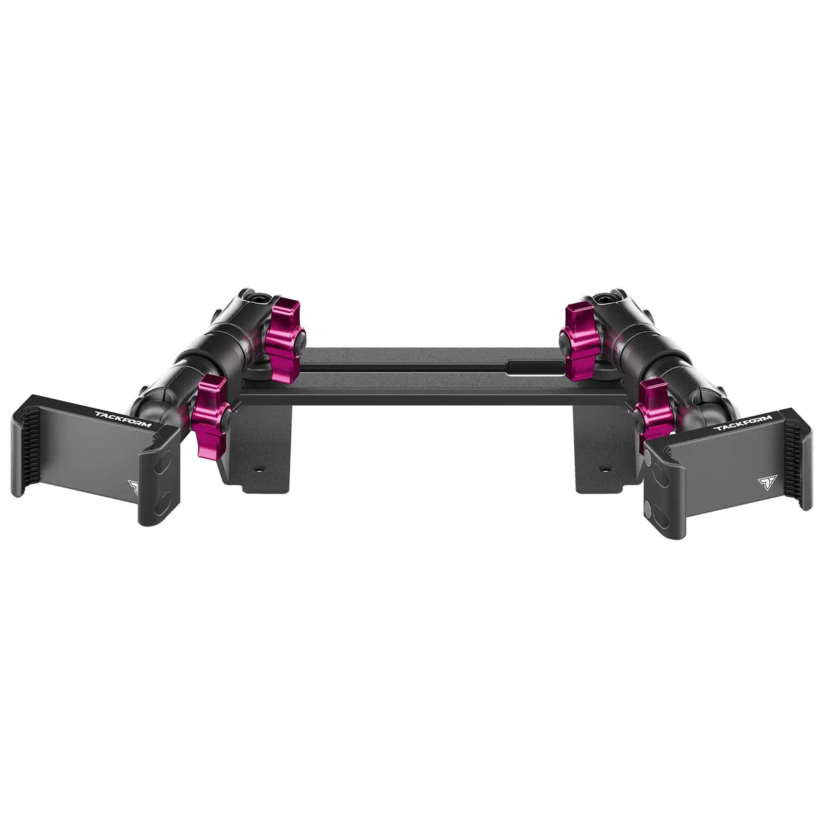 ‘15-‘20 Ford F-150, ‘17-‘22 Super Duty, ‘18-‘21 Expedition (See Compatibility Info For Year/Trim Details) Tackform Slim Track Dash Bracket With Dual 20LITE Phone Mounts - Xtrusion Overland