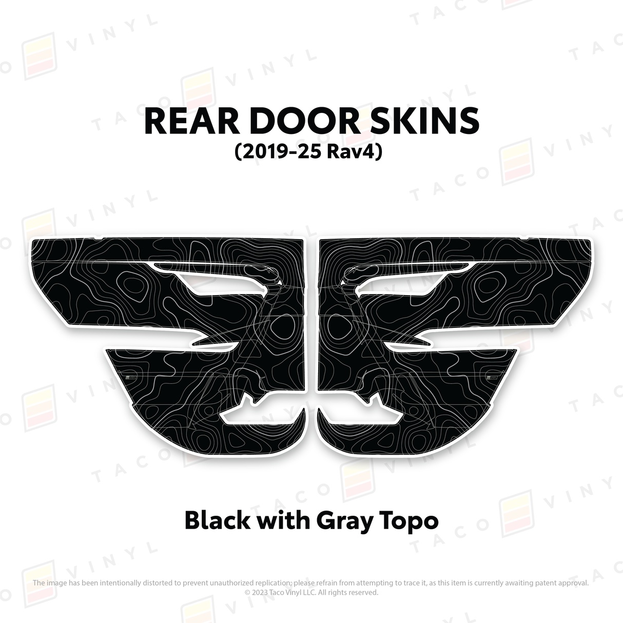 2019-25 Rav4 Door Skins