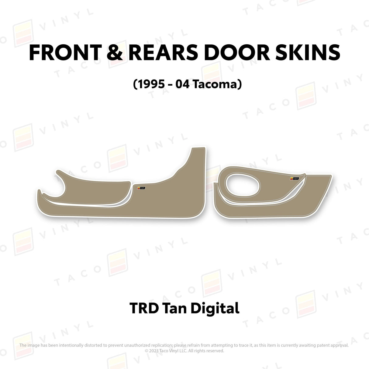1995-04 Tacoma Door Skins (Lower Section) - Xtrusion Overland
