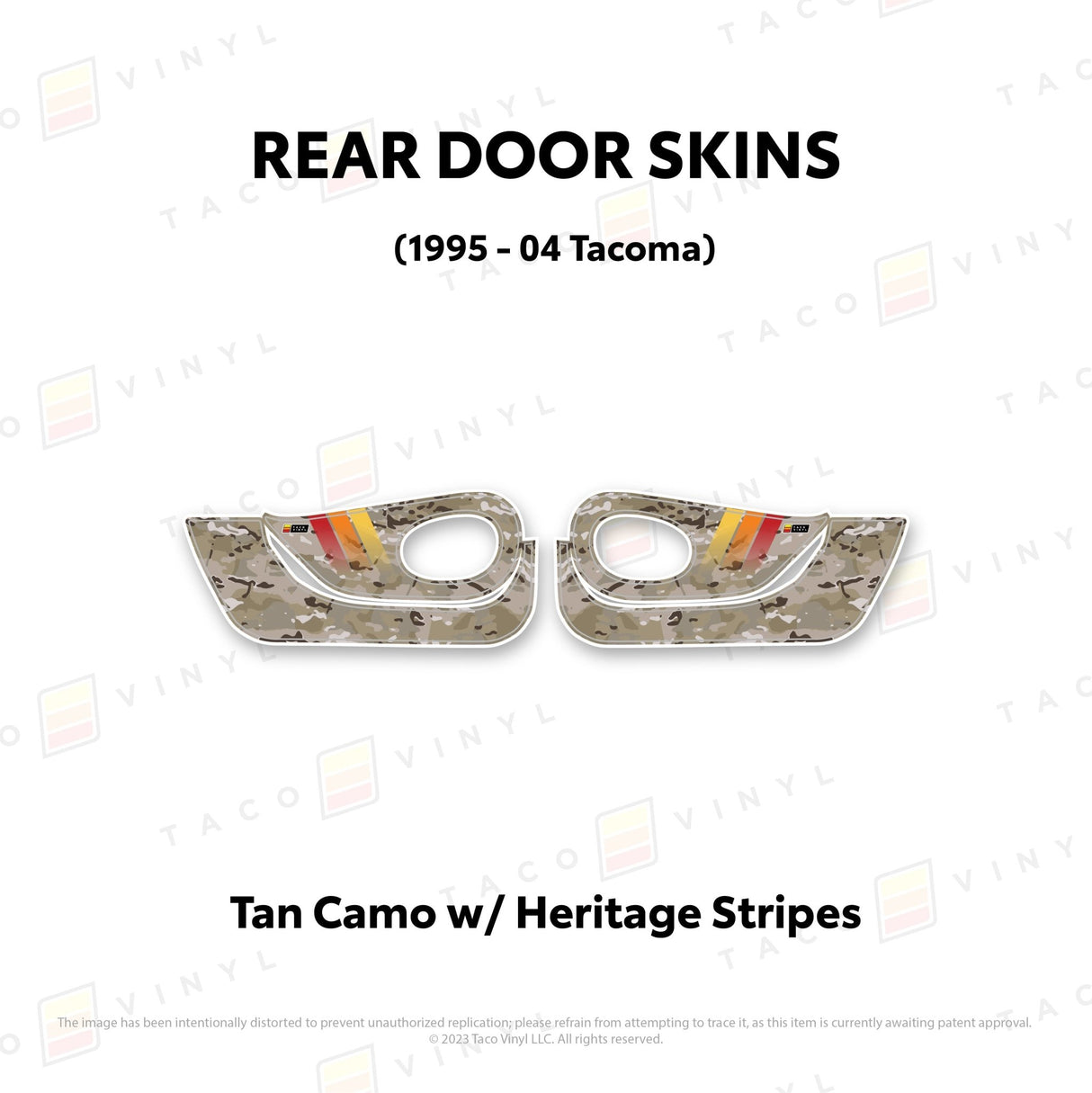 1995-04 Tacoma Door Skins (Lower Section) - Xtrusion Overland