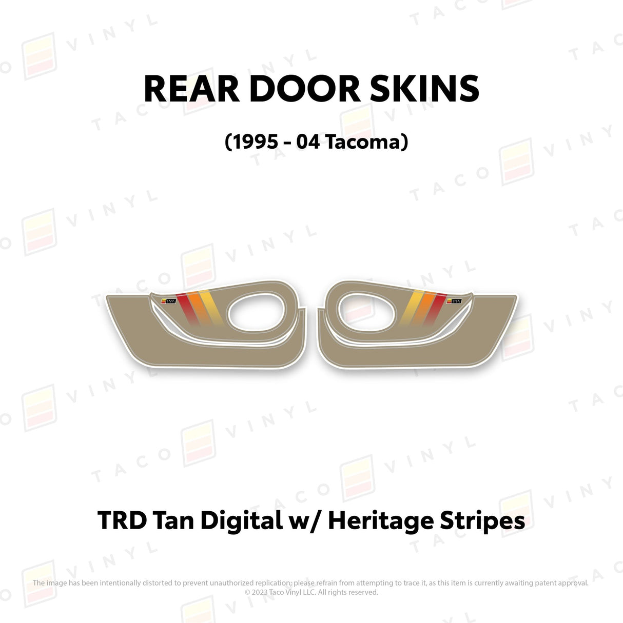 1995-04 Tacoma Door Skins (Lower Section) - Xtrusion Overland