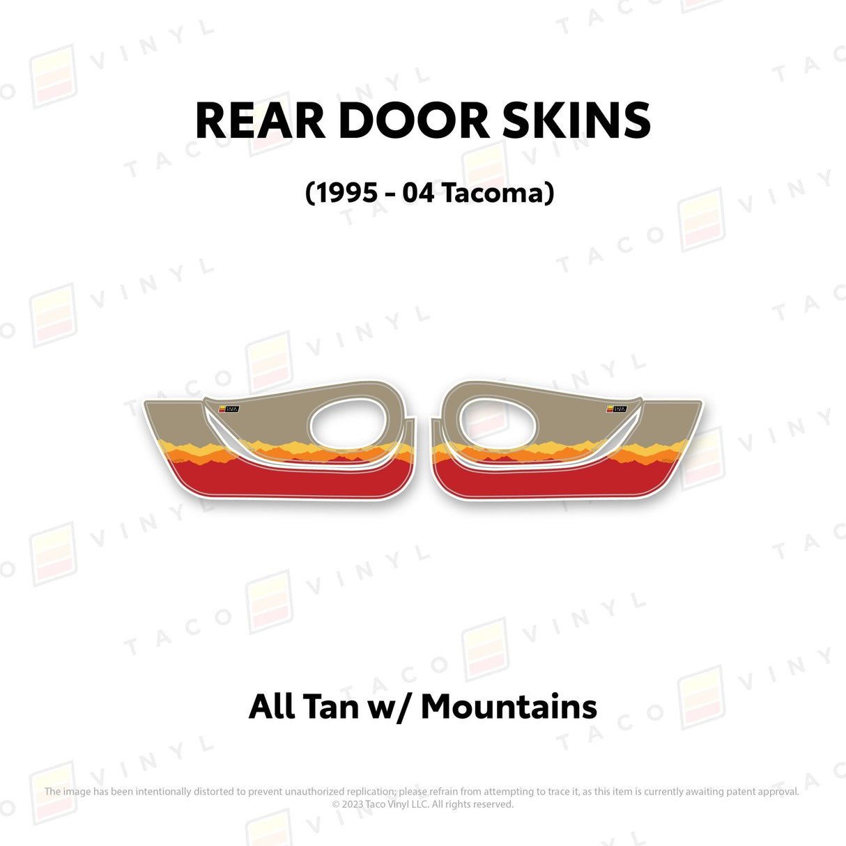1995-04 Tacoma Door Skins (Lower Section) - Xtrusion Overland
