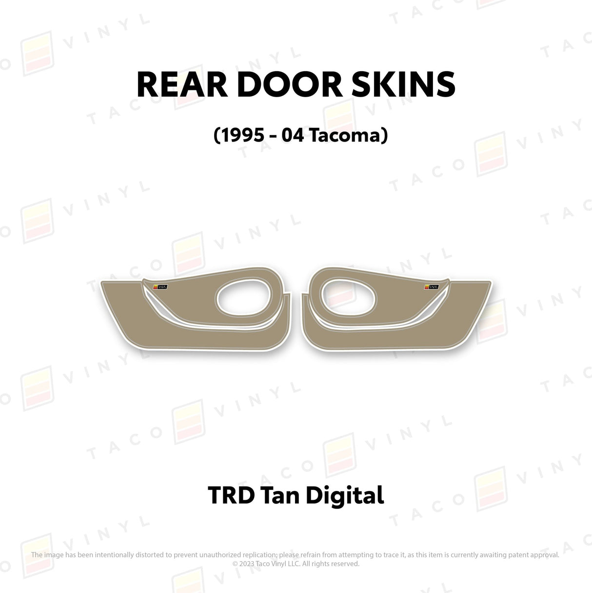 1995-04 Tacoma Door Skins (Lower Section) - Xtrusion Overland