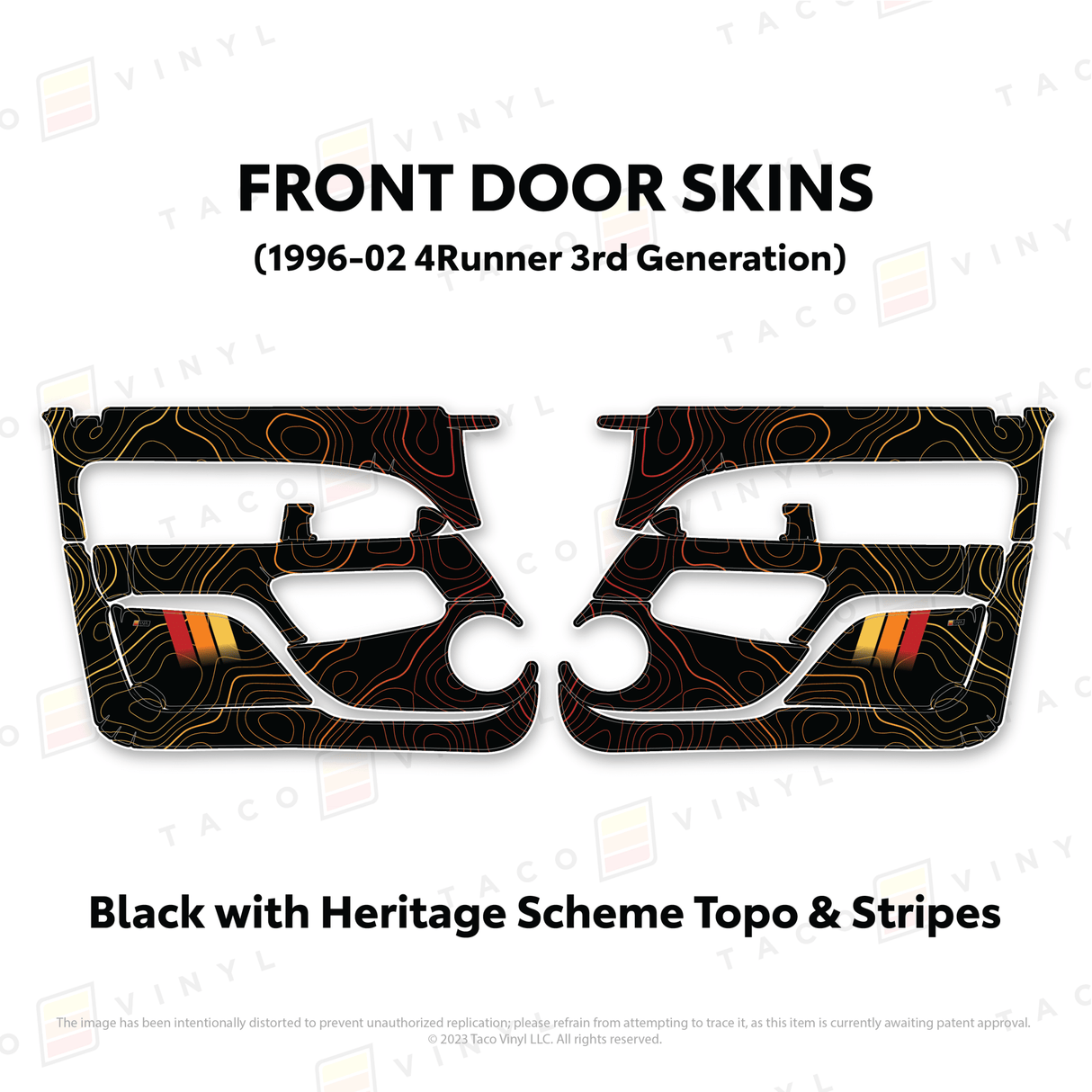 1996-2002 4Runner Door Skins - Xtrusion Overland