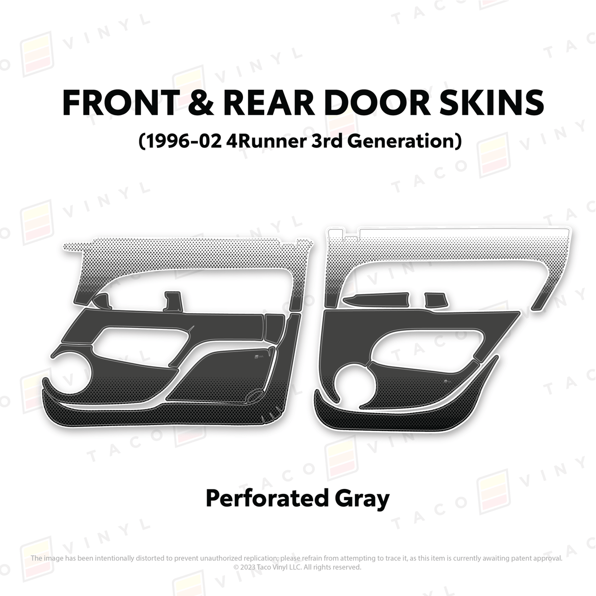 1996-2002 4Runner Door Skins - Xtrusion Overland