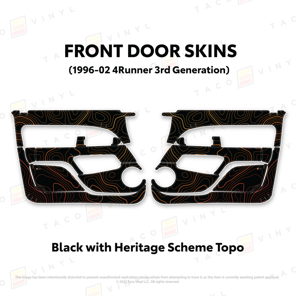 1996-2002 4Runner Door Skins - Xtrusion Overland