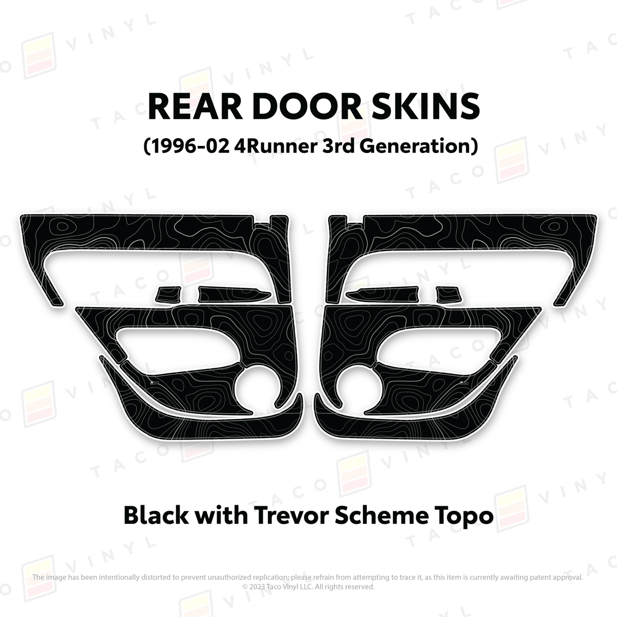 1996-2002 4Runner Door Skins - Xtrusion Overland