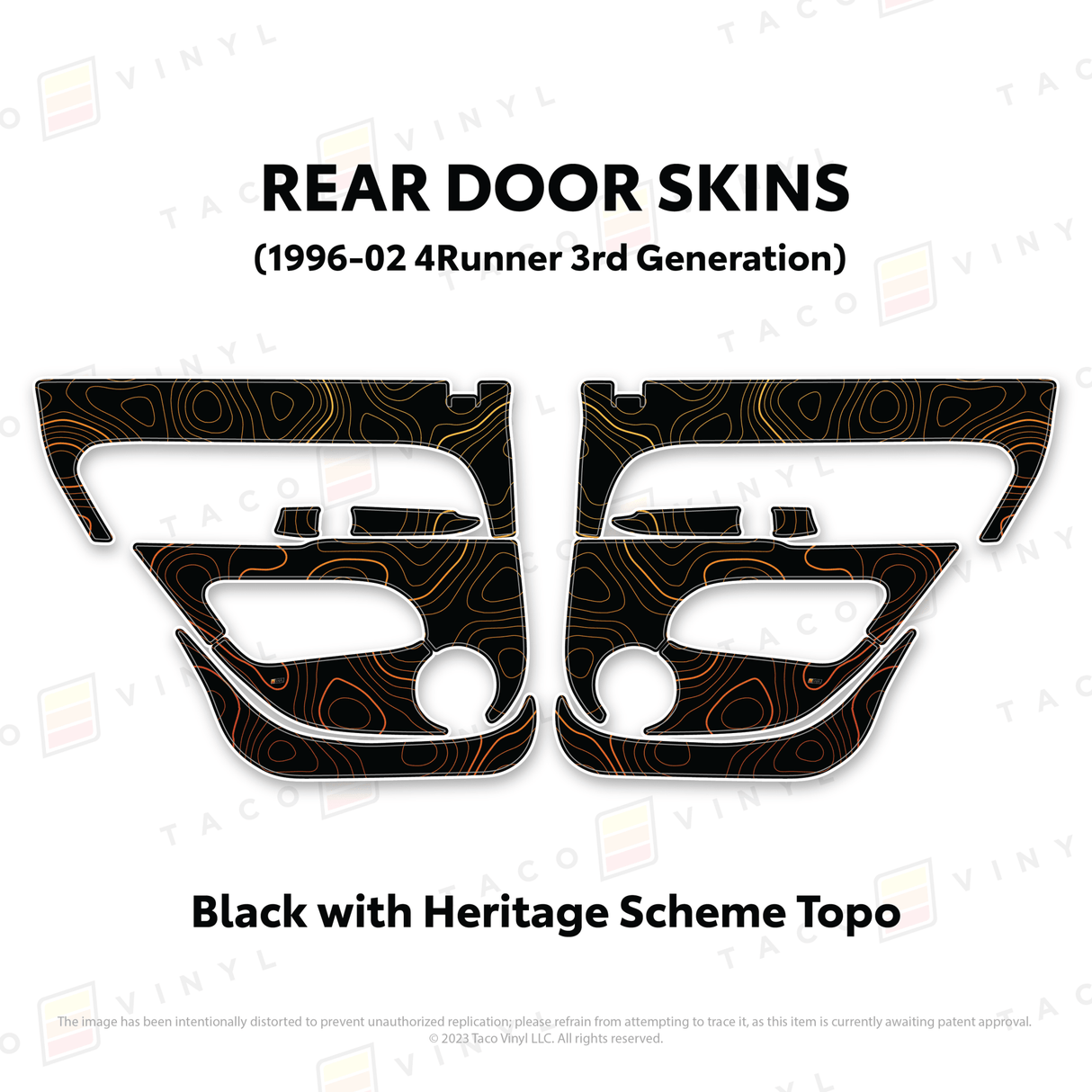 1996-2002 4Runner Door Skins - Xtrusion Overland