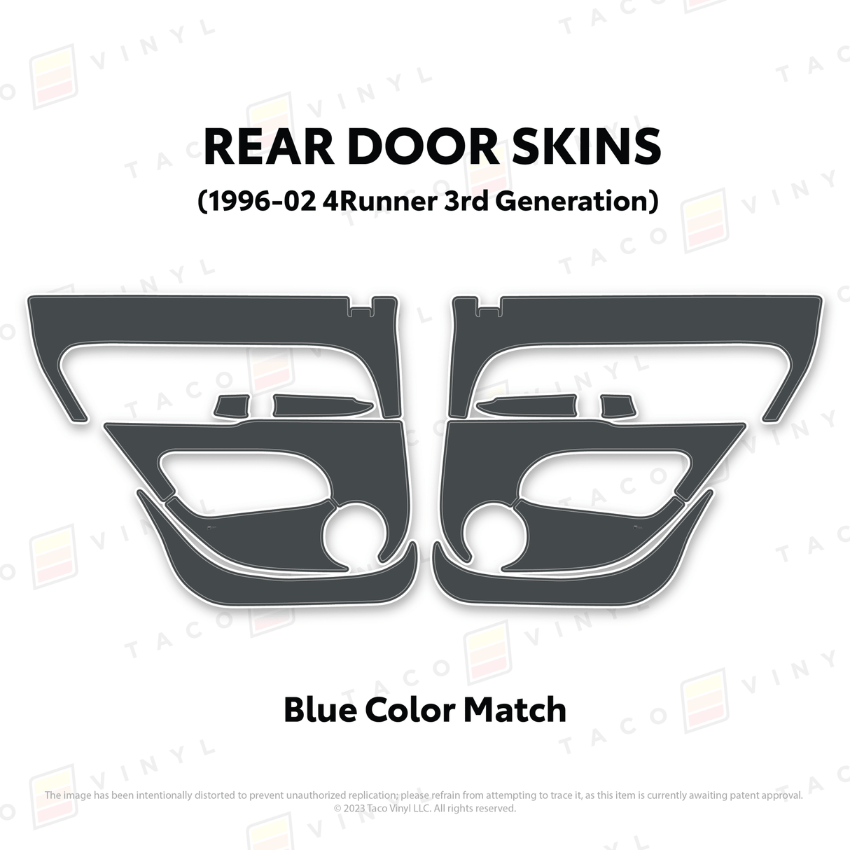 1996-2002 4Runner Door Skins - Xtrusion Overland