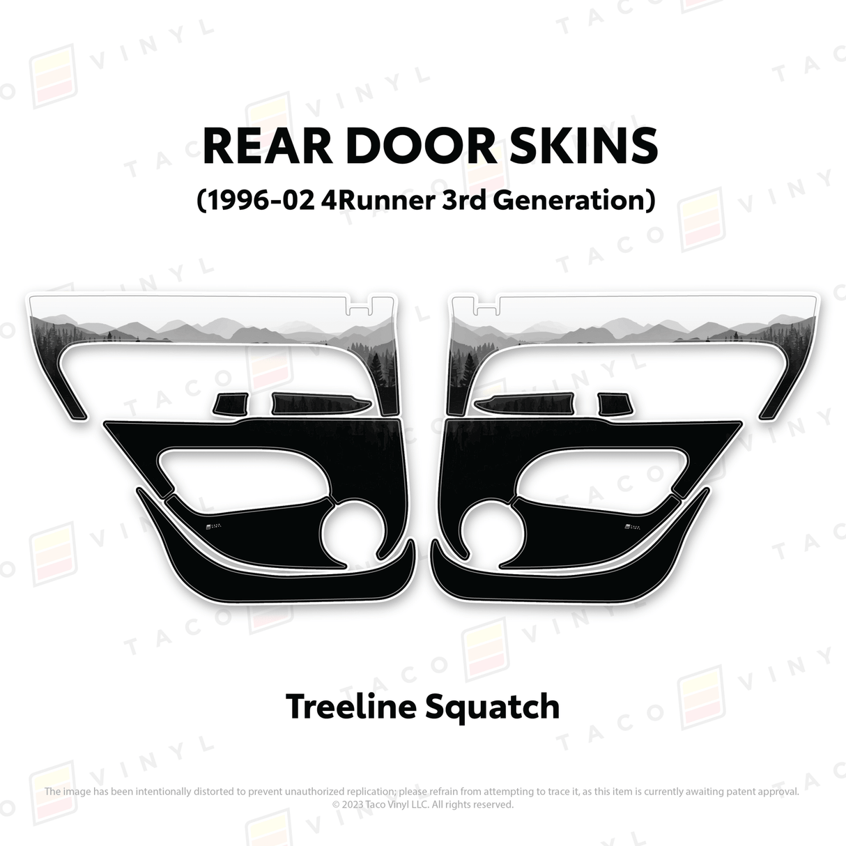 1996-2002 4Runner Door Skins - Xtrusion Overland