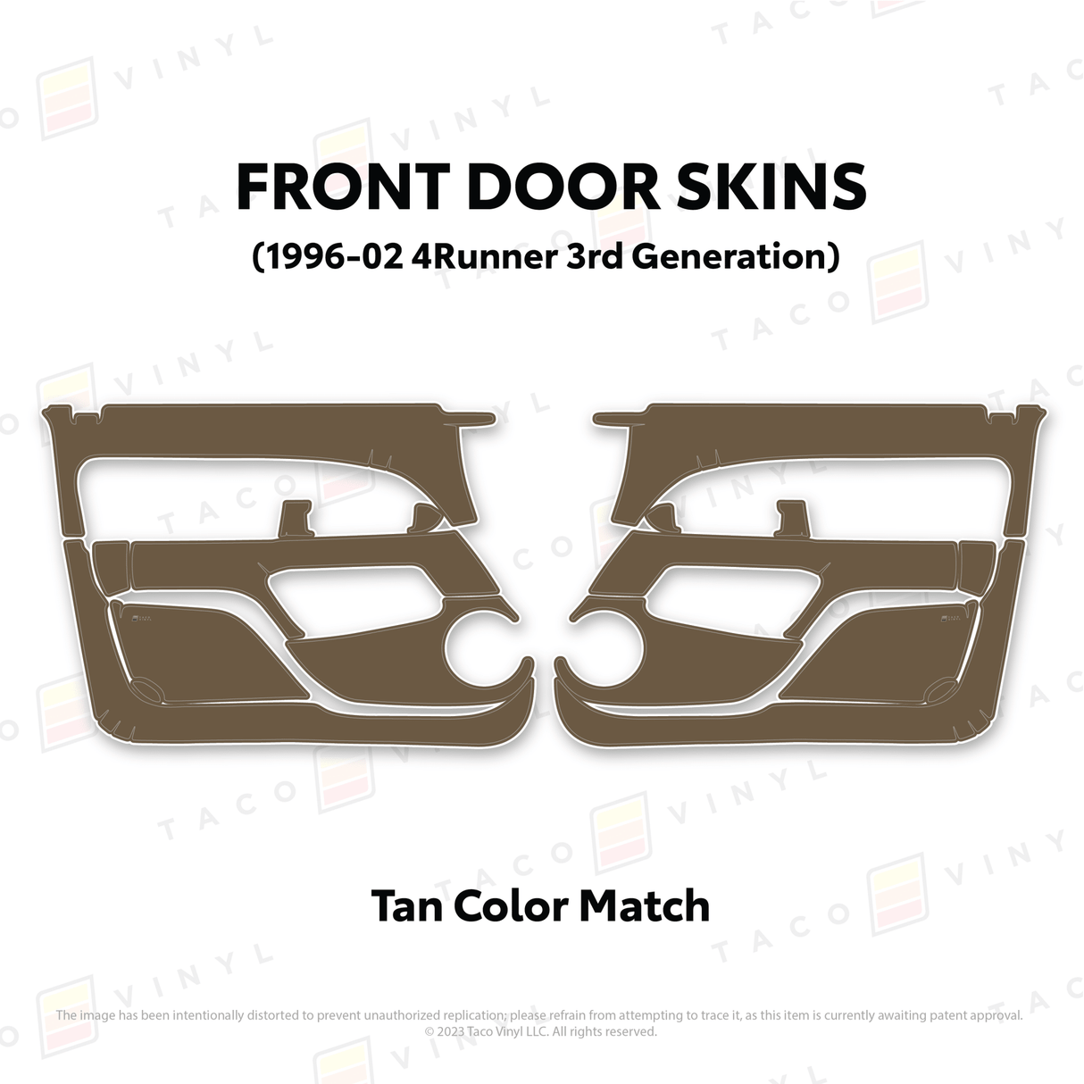 1996-2002 4Runner Door Skins - Xtrusion Overland