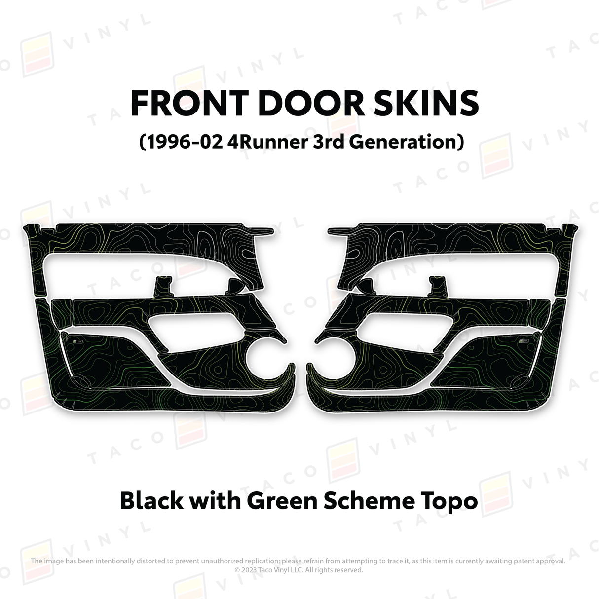 1996-2002 4Runner Door Skins - Xtrusion Overland