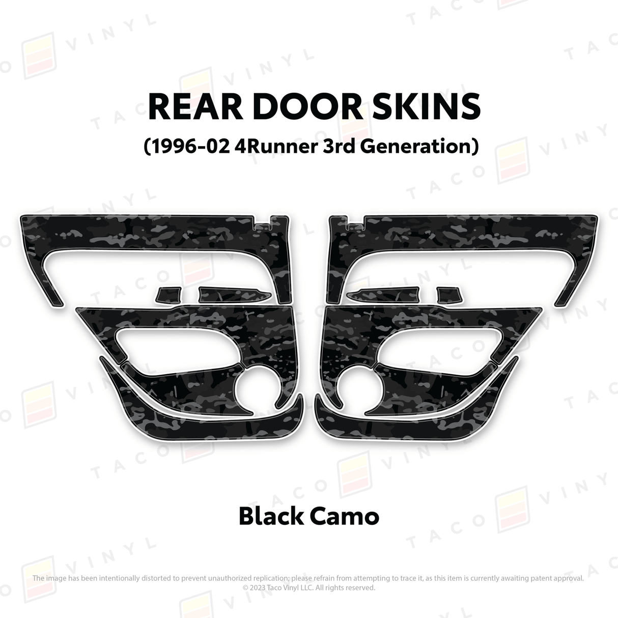 1996-2002 4Runner Door Skins - Xtrusion Overland