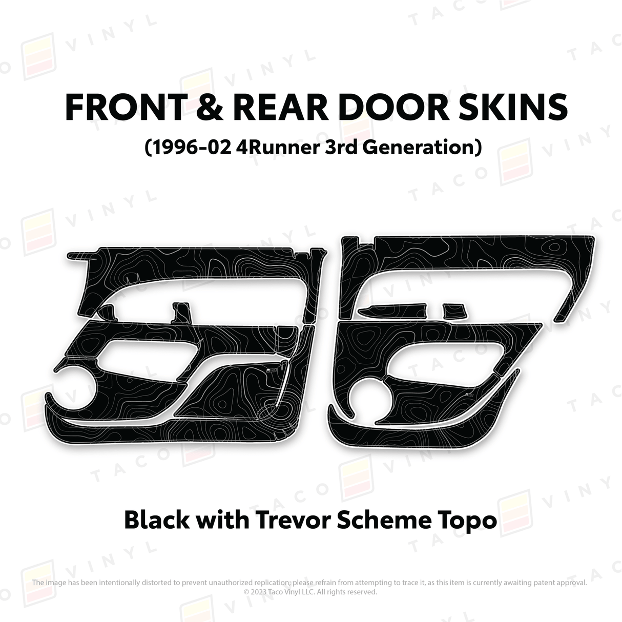 1996-2002 4Runner Door Skins - Xtrusion Overland