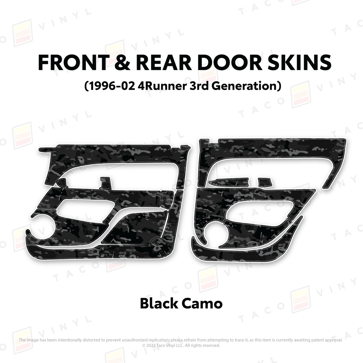 1996-2002 4Runner Door Skins - Xtrusion Overland