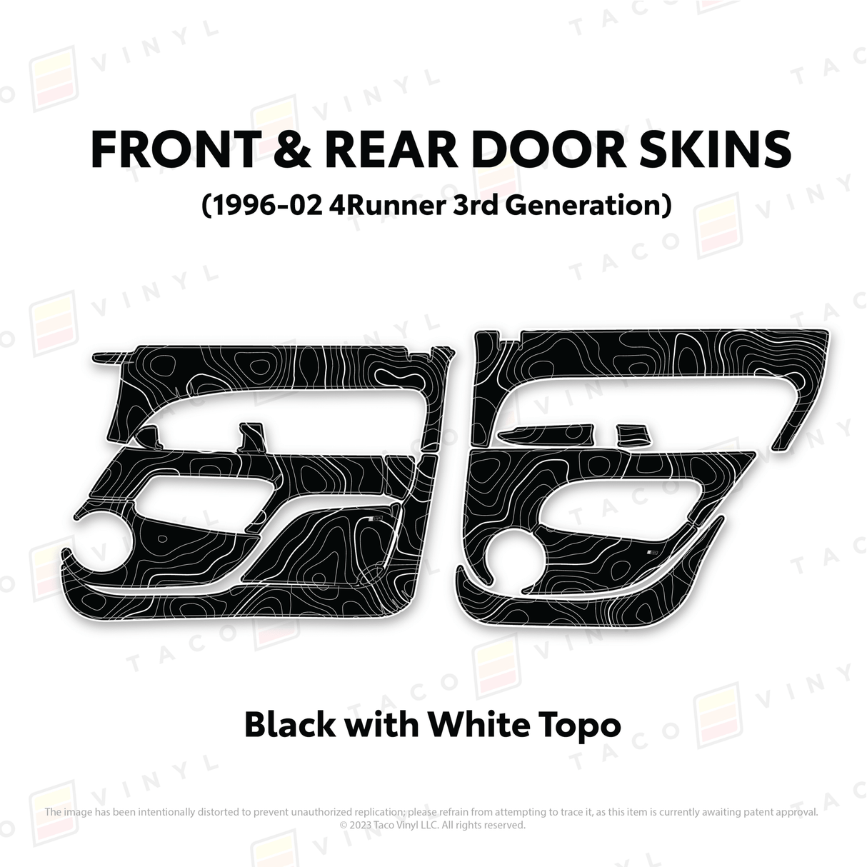 1996-2002 4Runner Door Skins - Xtrusion Overland