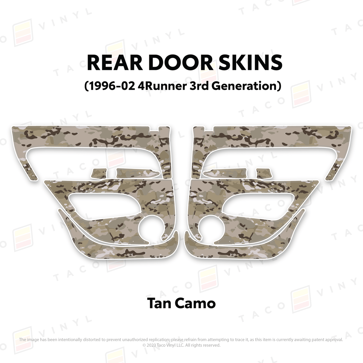 1996-2002 4Runner Door Skins - Xtrusion Overland