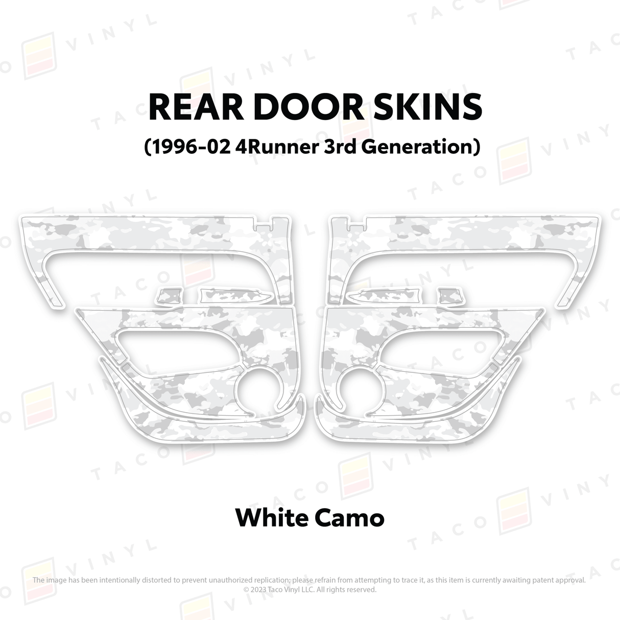 1996-2002 4Runner Door Skins - Xtrusion Overland