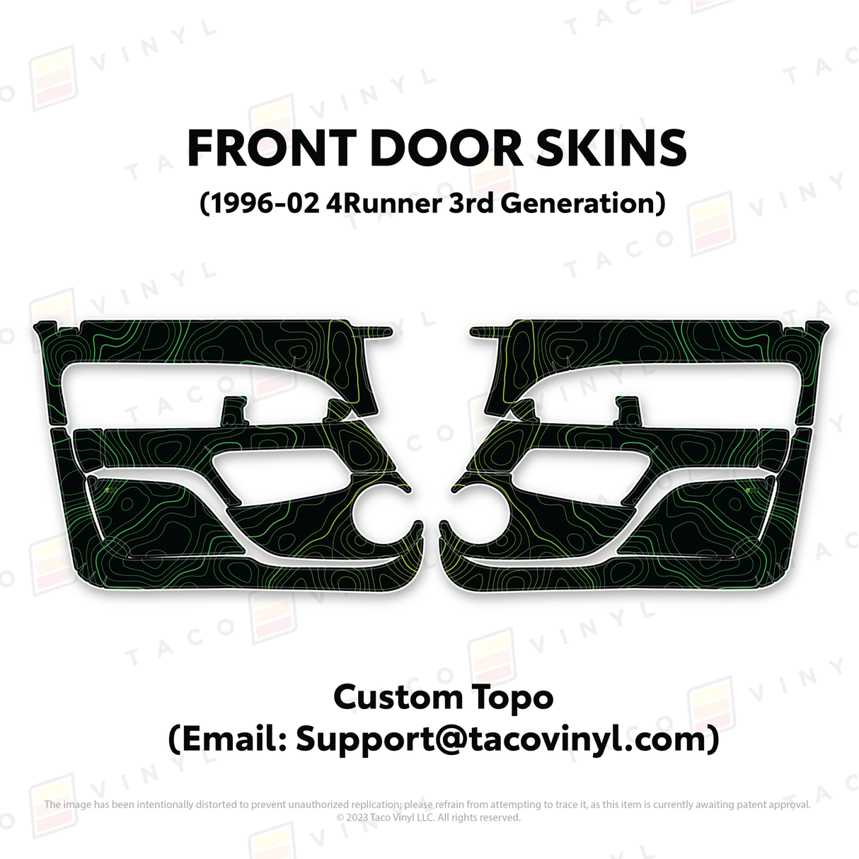 1996-2002 4Runner Door Skins - Xtrusion Overland
