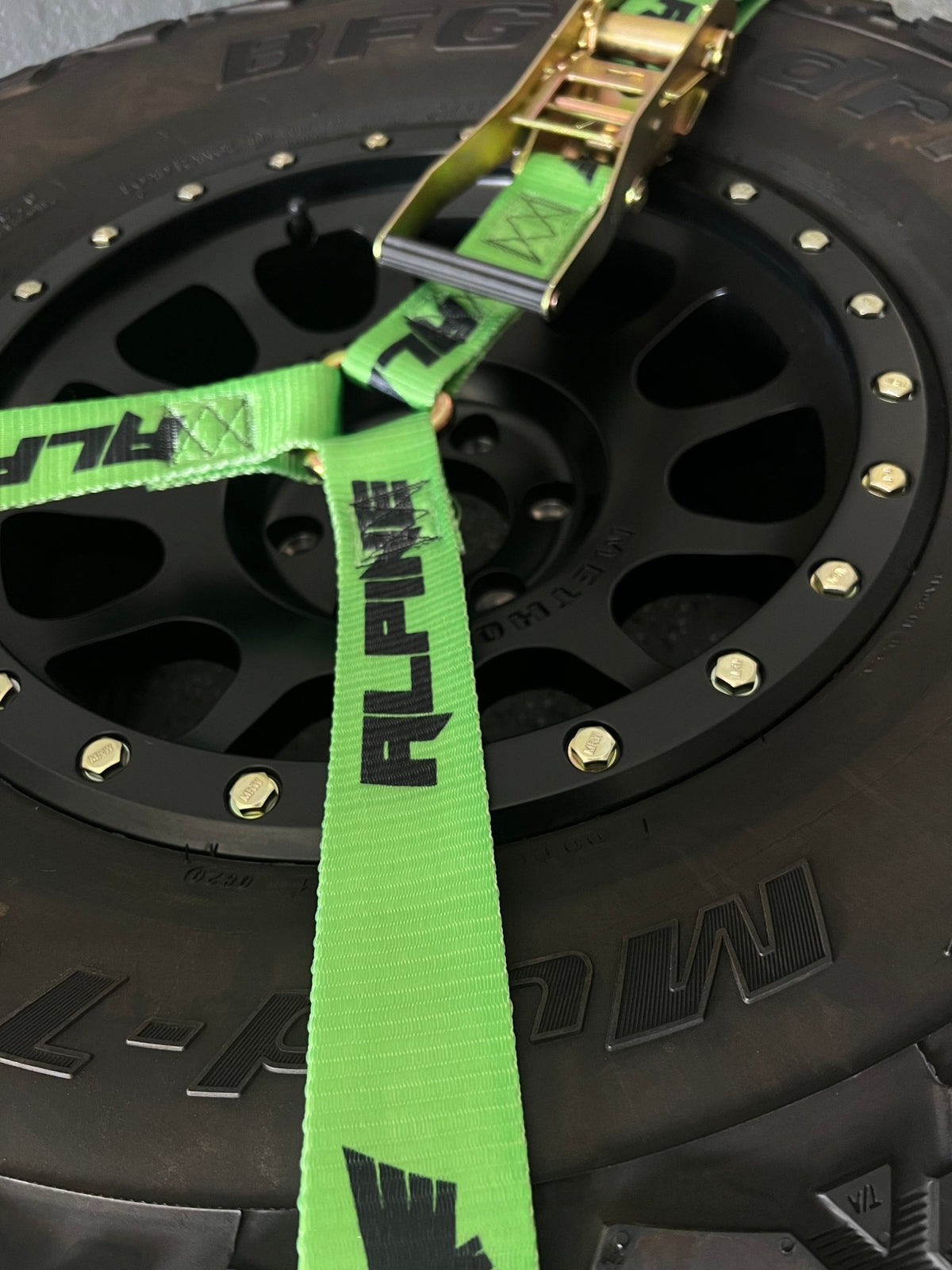 2" Neon Green Y Strap - Xtrusion Overland