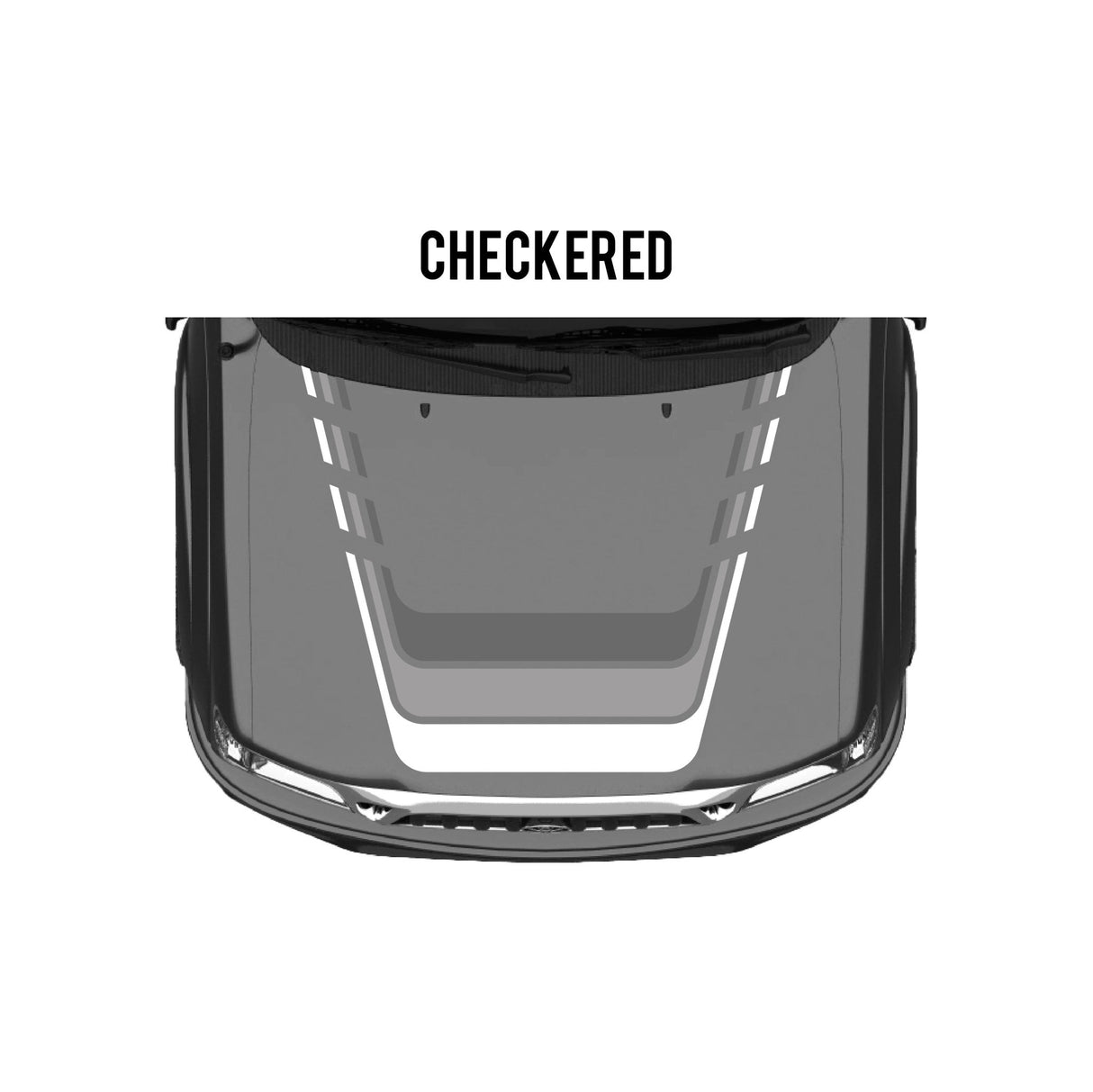 2001-04 Tacoma Checkered Stripe Kit - Xtrusion Overland
