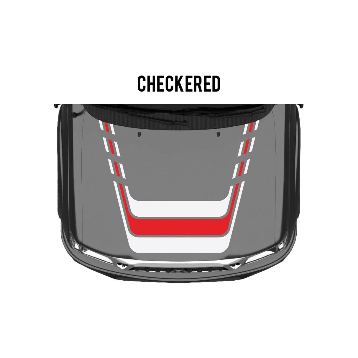 2001-04 Tacoma Checkered Stripe Kit - Xtrusion Overland