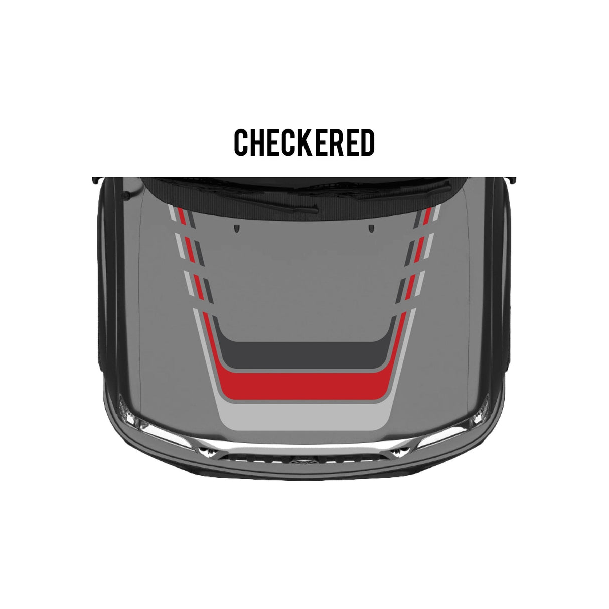 2001-04 Tacoma Checkered Stripe Kit - Xtrusion Overland