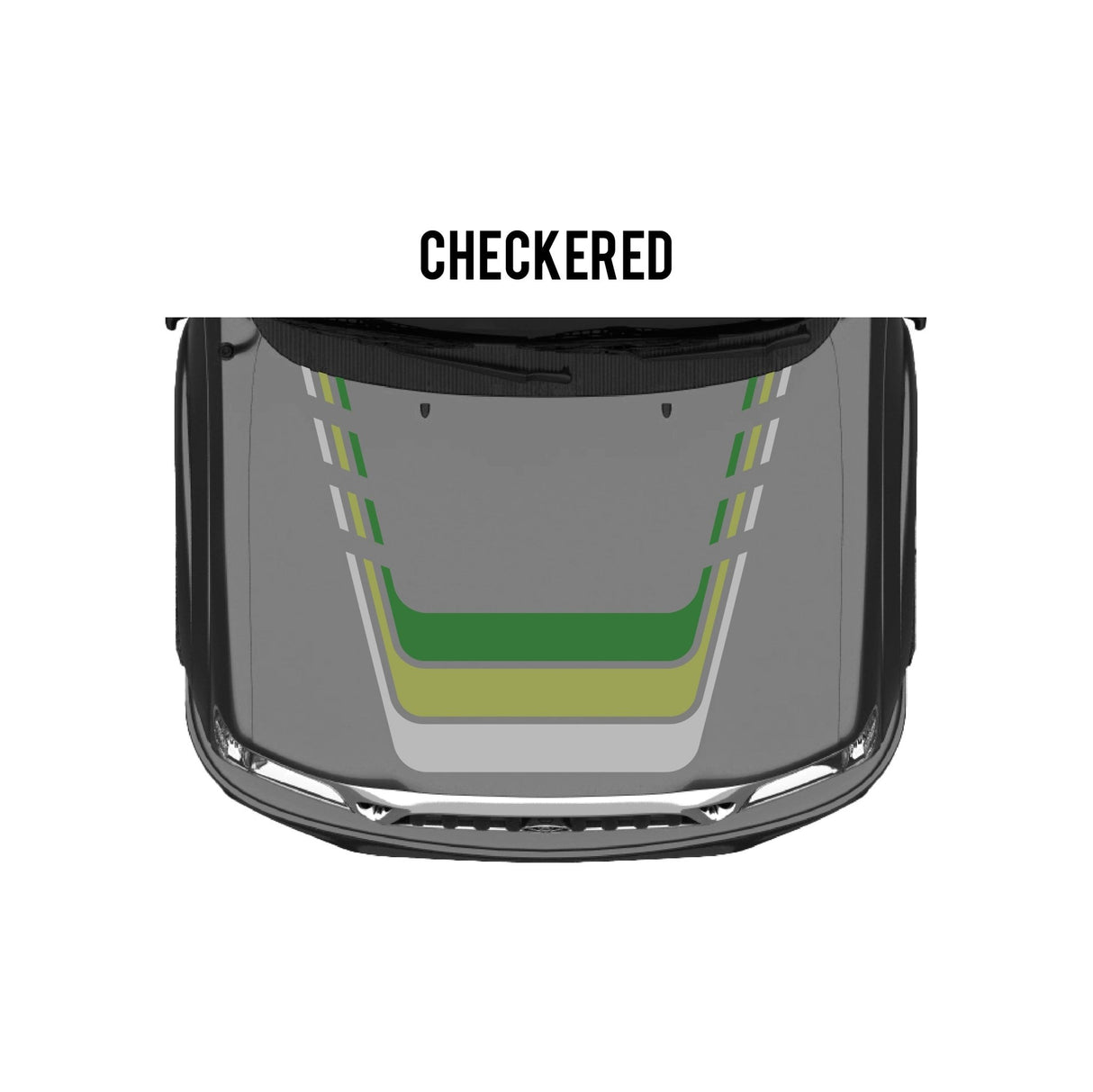 2001-04 Tacoma Checkered Stripe Kit - Xtrusion Overland
