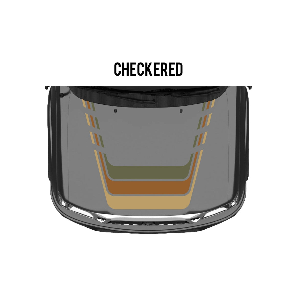 2001-04 Tacoma Checkered Stripe Kit - Xtrusion Overland