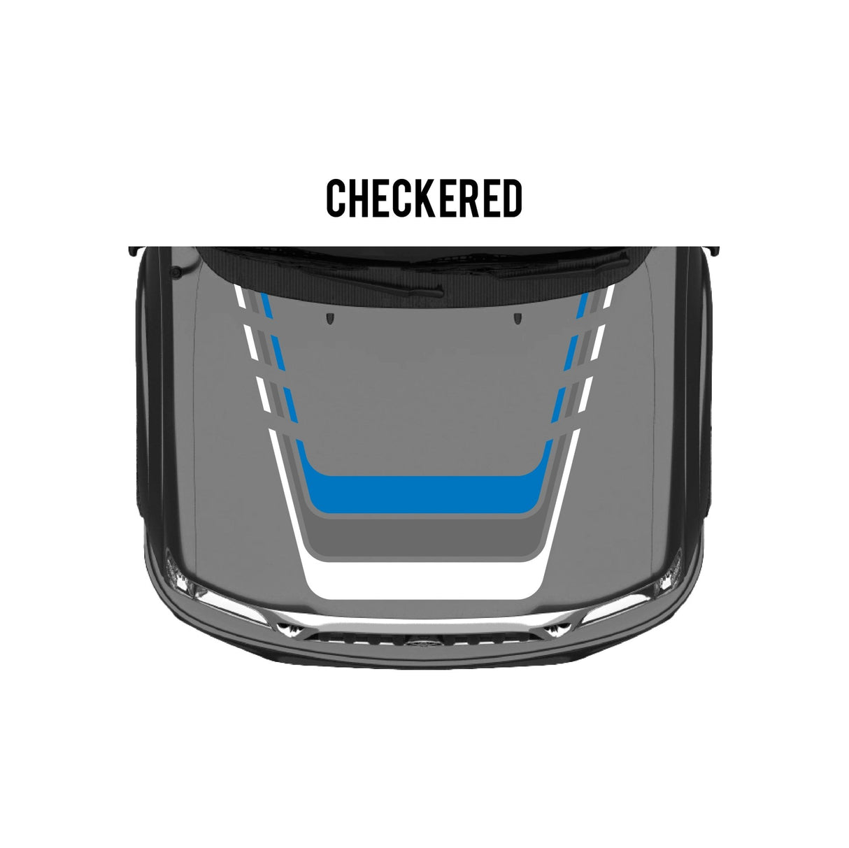 2001-04 Tacoma Checkered Stripe Kit - Xtrusion Overland