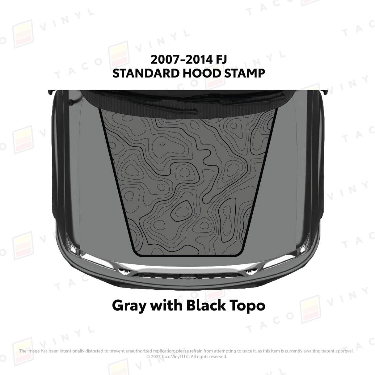 2001-04 Toyota Tacoma Hood Stamp - Xtrusion Overland