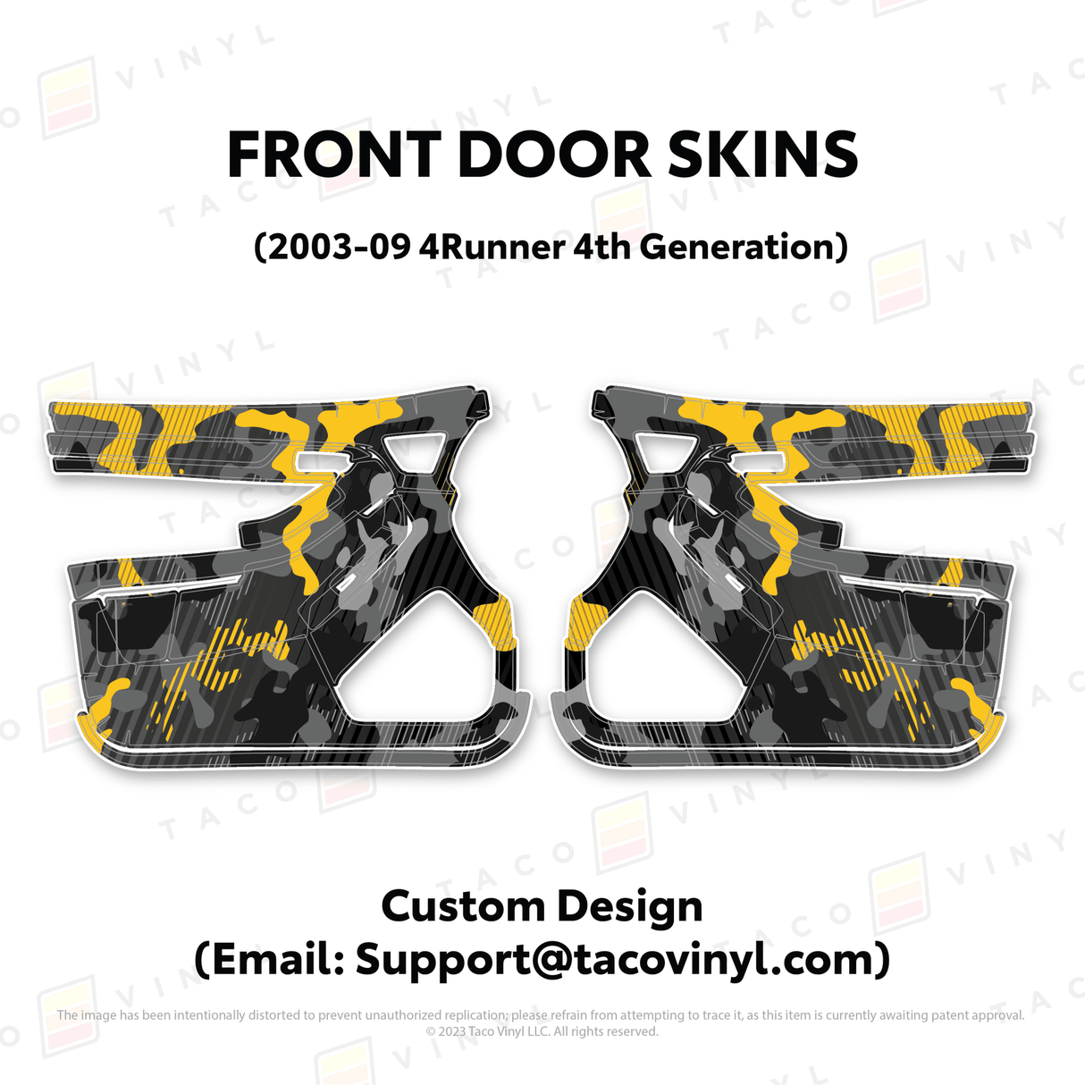 2003-2009 4Runner Door Skins - Xtrusion Overland