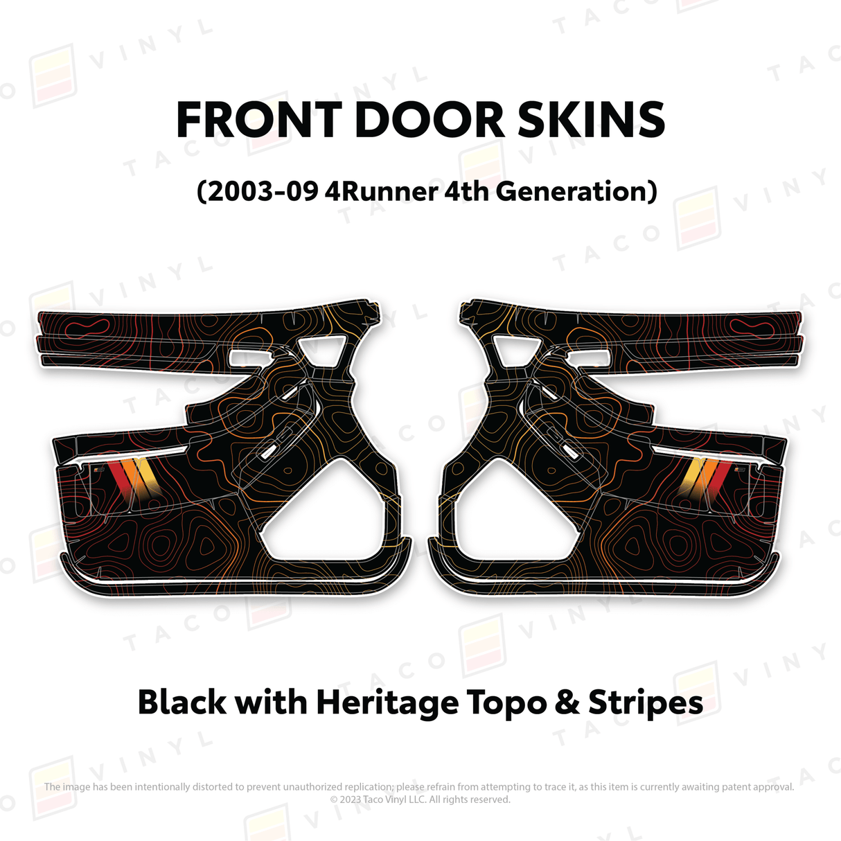 2003-2009 4Runner Door Skins - Xtrusion Overland