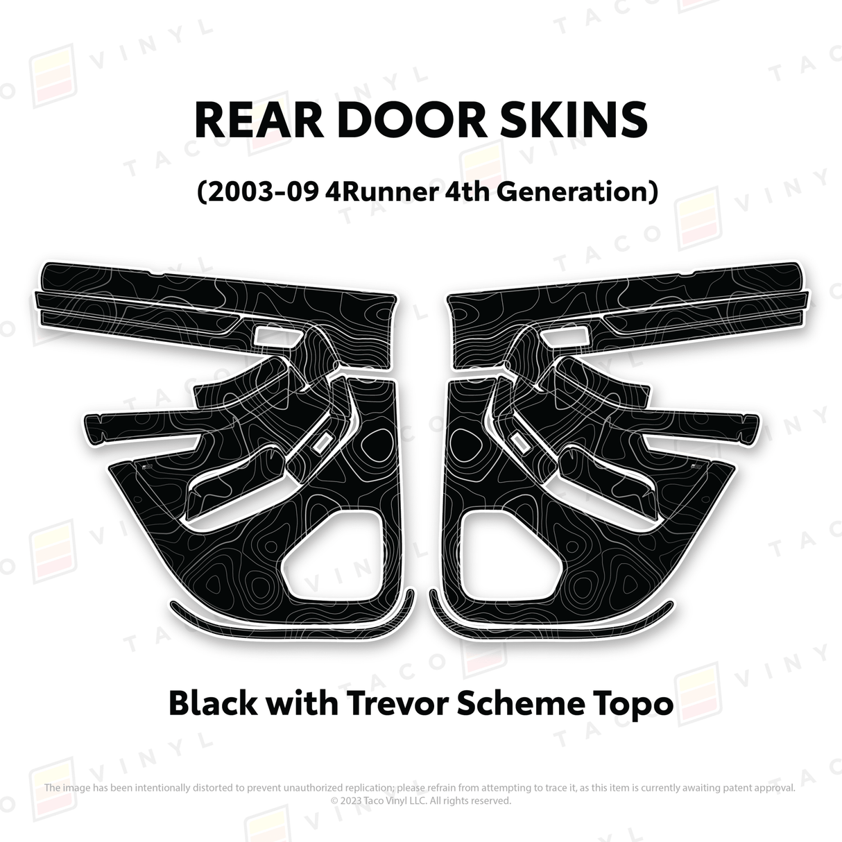 2003-2009 4Runner Door Skins - Xtrusion Overland