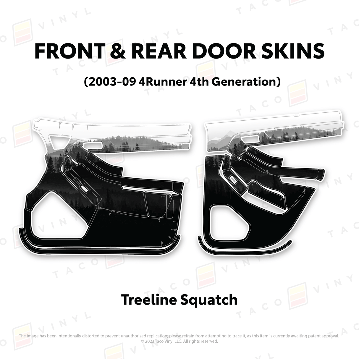 2003-2009 4Runner Door Skins - Xtrusion Overland