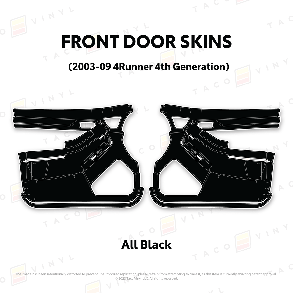 2003-2009 4Runner Door Skins - Xtrusion Overland