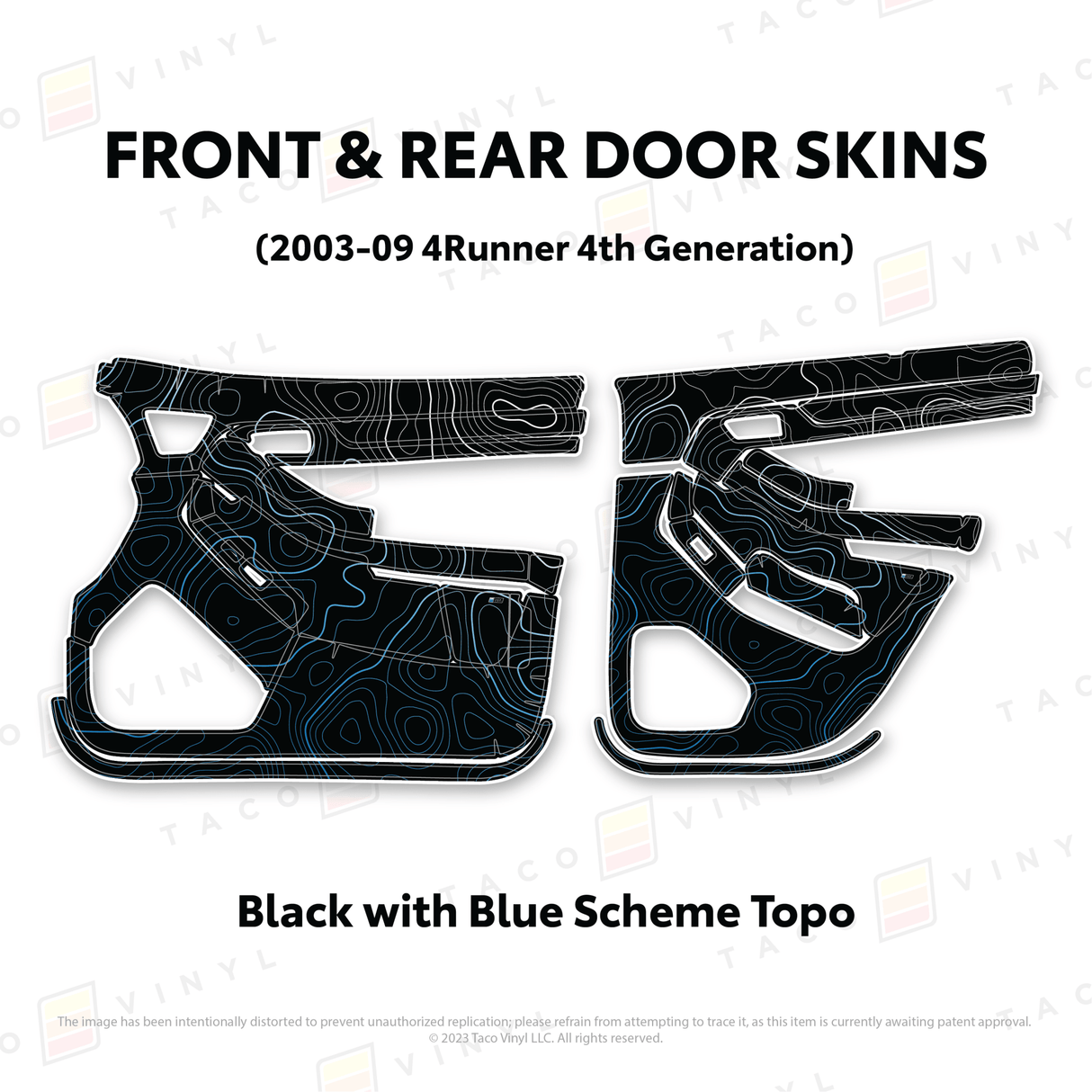 2003-2009 4Runner Door Skins - Xtrusion Overland