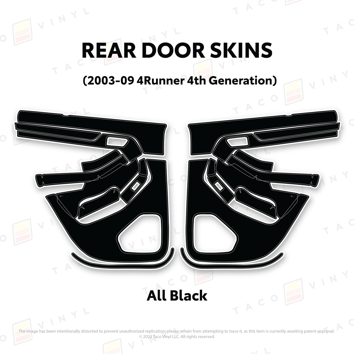 2003-2009 4Runner Door Skins - Xtrusion Overland
