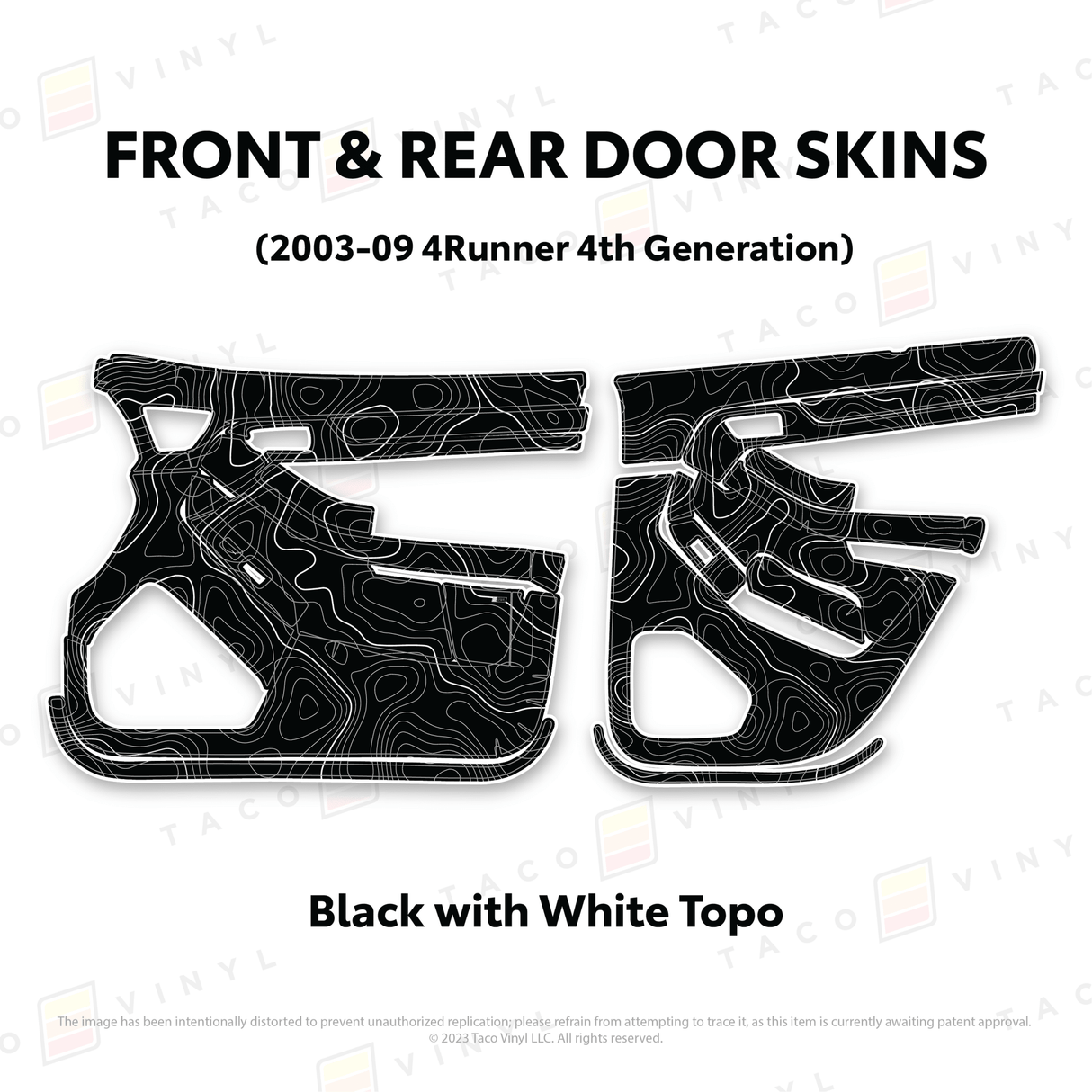 2003-2009 4Runner Door Skins - Xtrusion Overland