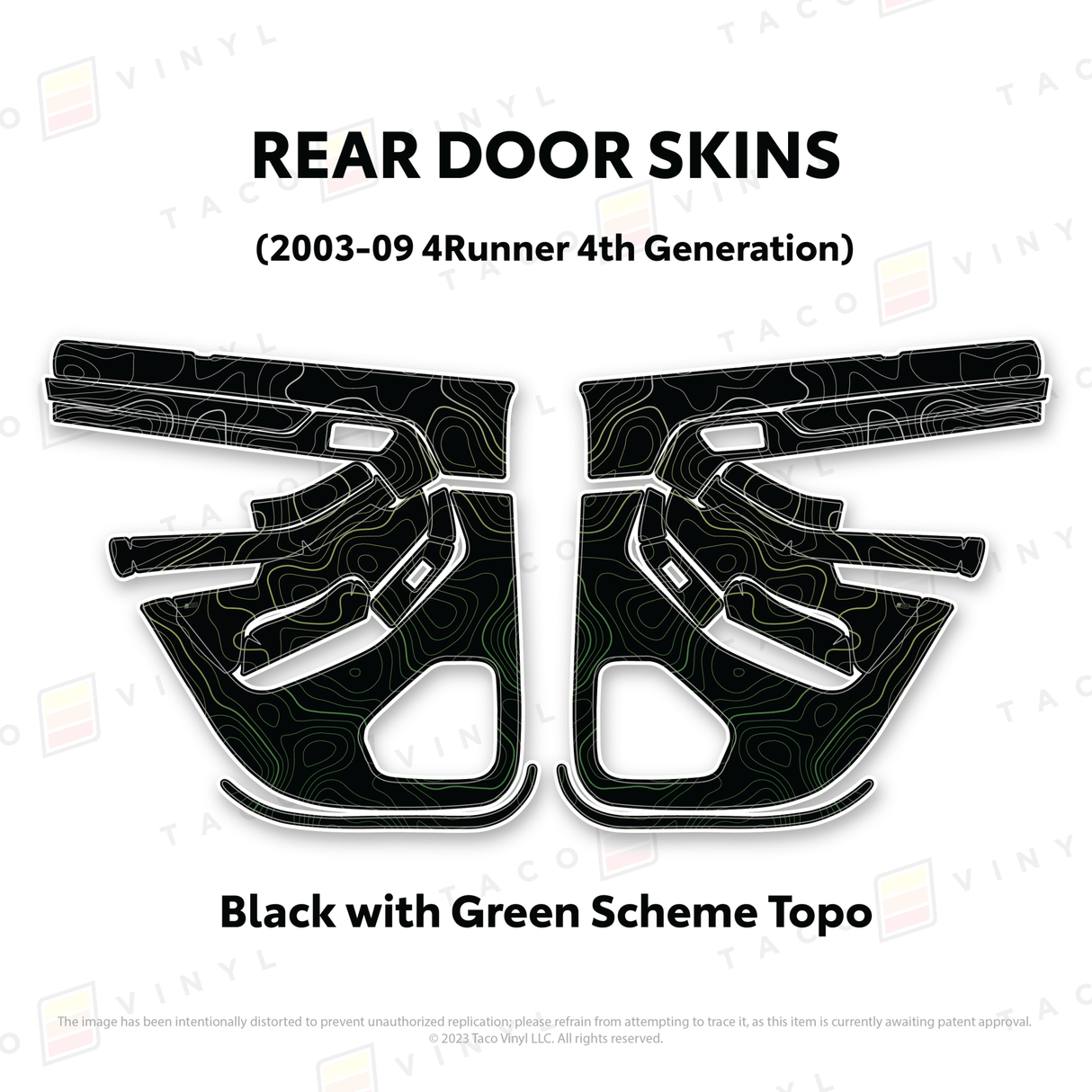 2003-2009 4Runner Door Skins - Xtrusion Overland
