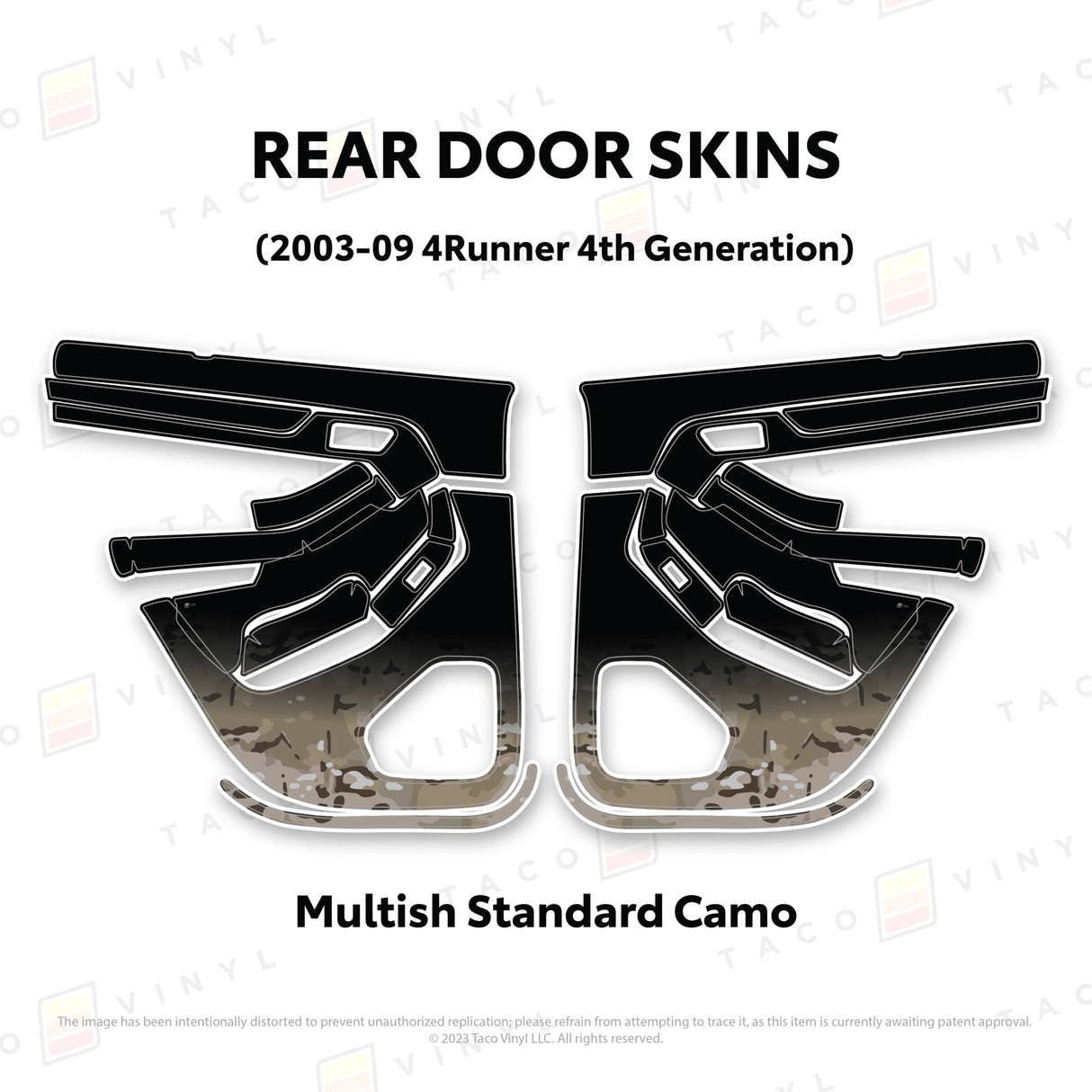 2003-2009 4Runner Door Skins - Xtrusion Overland