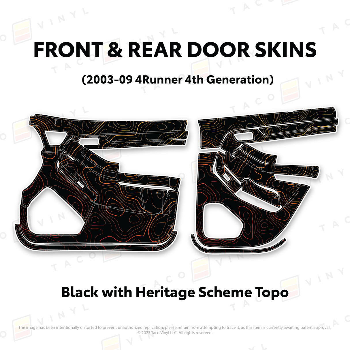 2003-2009 4Runner Door Skins - Xtrusion Overland
