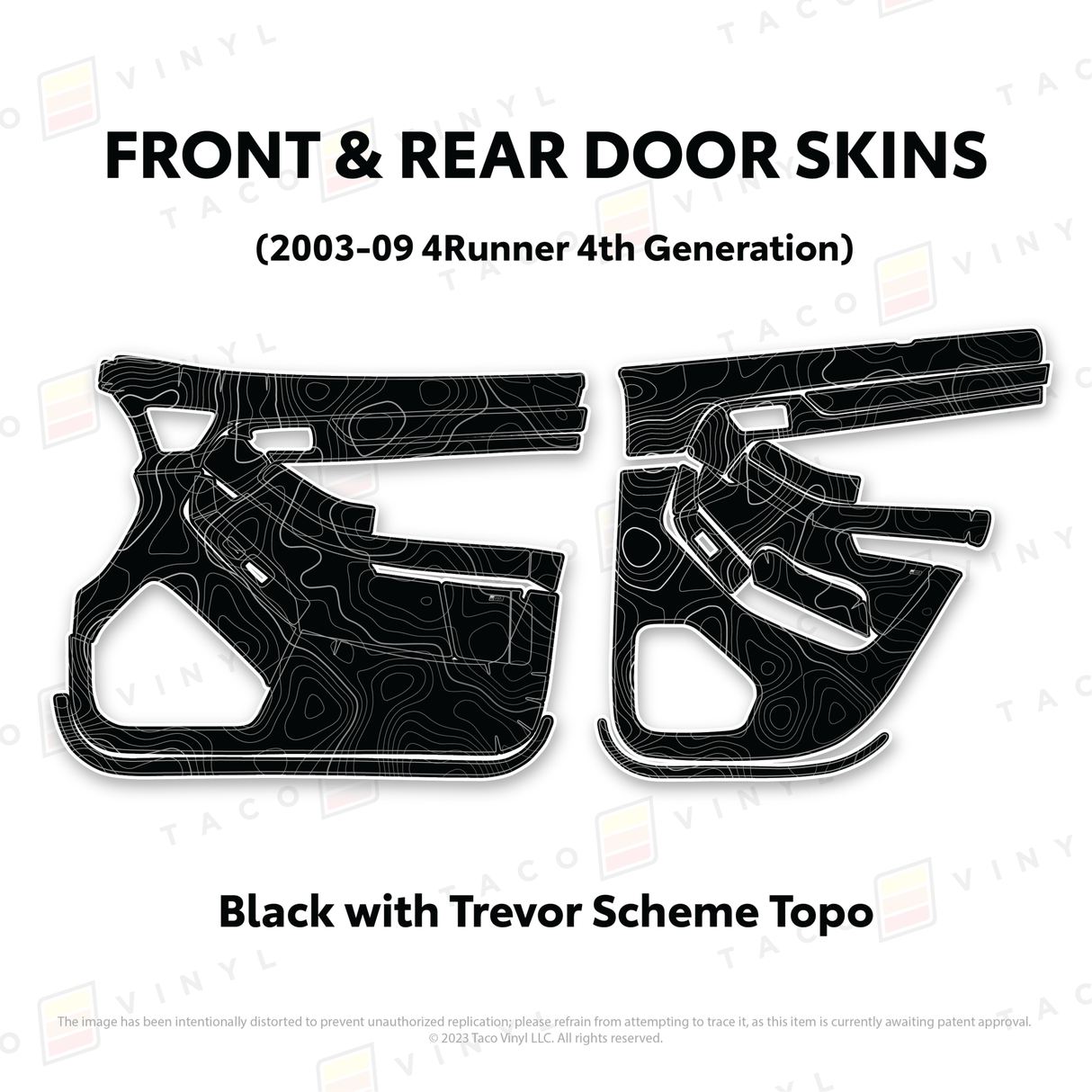 2003-2009 4Runner Door Skins - Xtrusion Overland