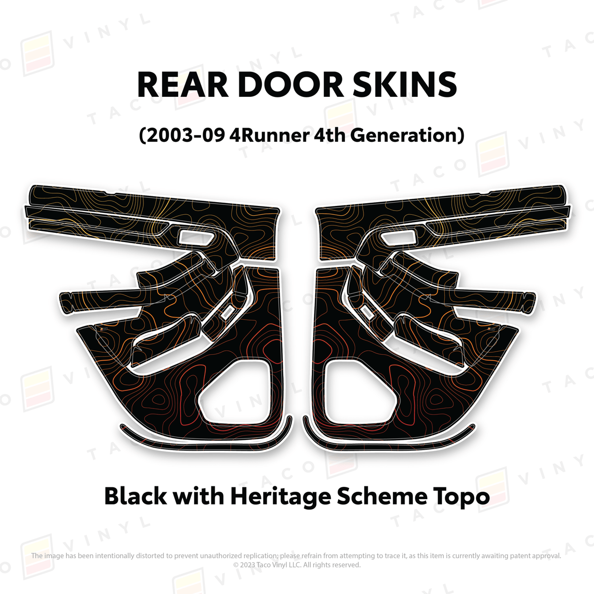 2003-2009 4Runner Door Skins - Xtrusion Overland