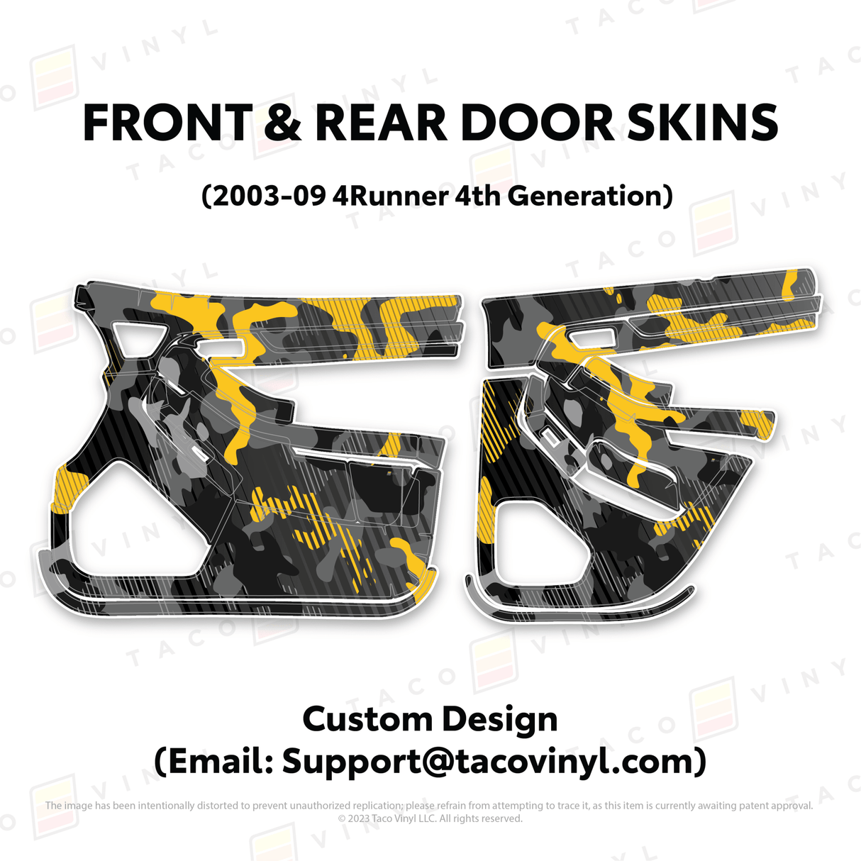 2003-2009 4Runner Door Skins - Xtrusion Overland