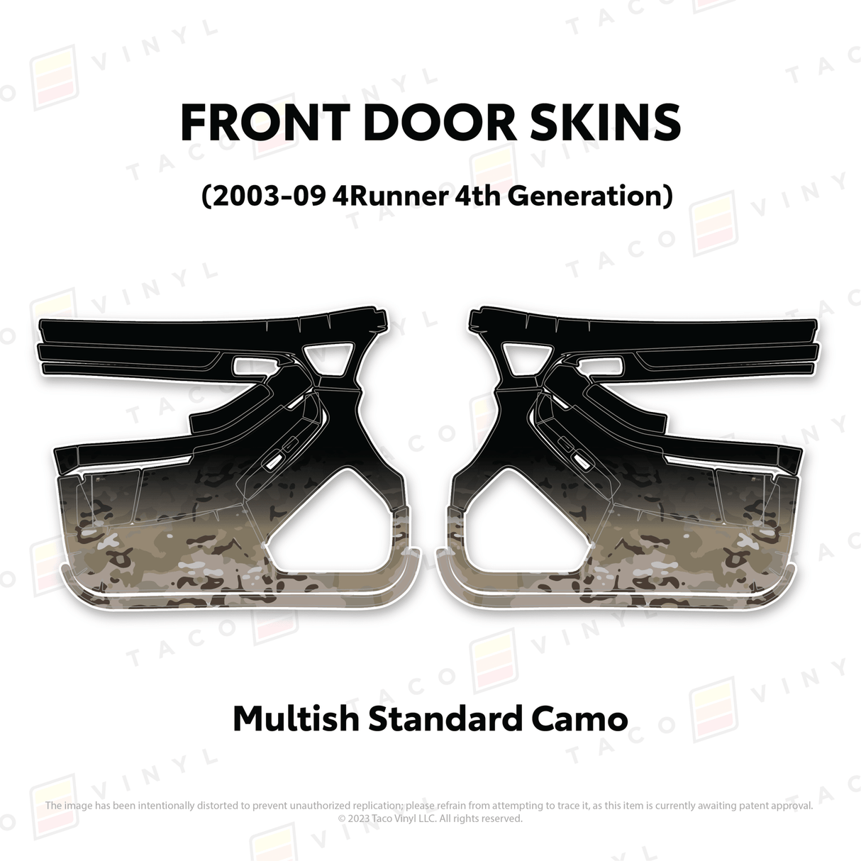 2003-2009 4Runner Door Skins - Xtrusion Overland